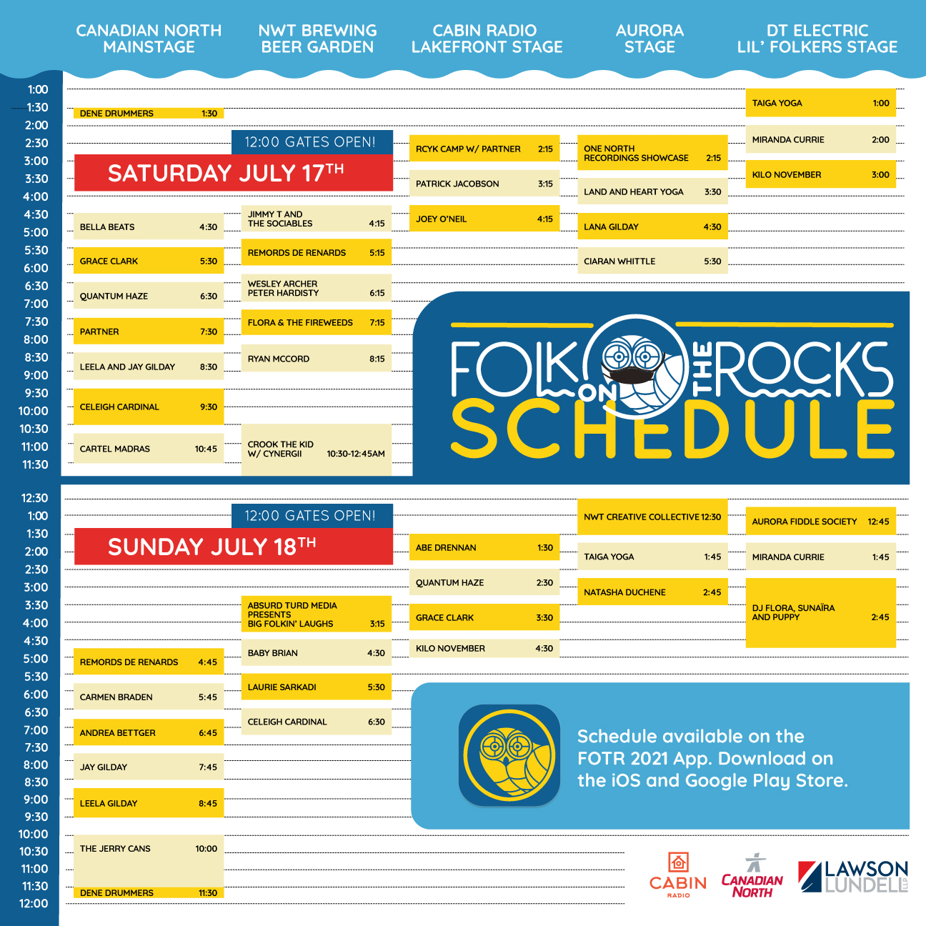 FOTR2021 Schedule