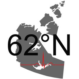 62 degrees north logo